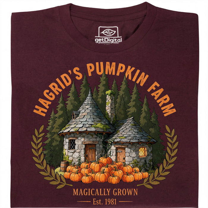 Magical Pumpkin Farm - Main view T-Shirt Dark Red
