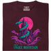Visit Snake Mountain - Vue principale T-shirt Rouge Foncé