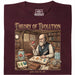 Theory of Evolution - Vista principal Camiseta Rojo Oscuro