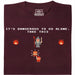 Take this Hobbit - Vista frontale T-Shirt Rosso Scuro
