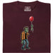 Zombie Problems - Hoofdweergave T-Shirt Donkerrood