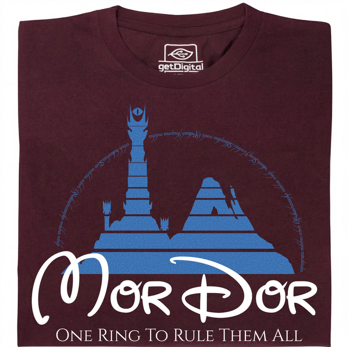 The Dark Lord's Fantasyland - Vue principale T-shirt Rouge Foncé