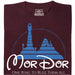 The Dark Lord's Fantasyland - Vue principale T-shirt Rouge Foncé