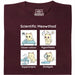 Scientific Meowthod - Vue principale T-shirt Rouge foncé