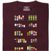 Pixel Legends of TV - Main view T-Shirt Dark Red