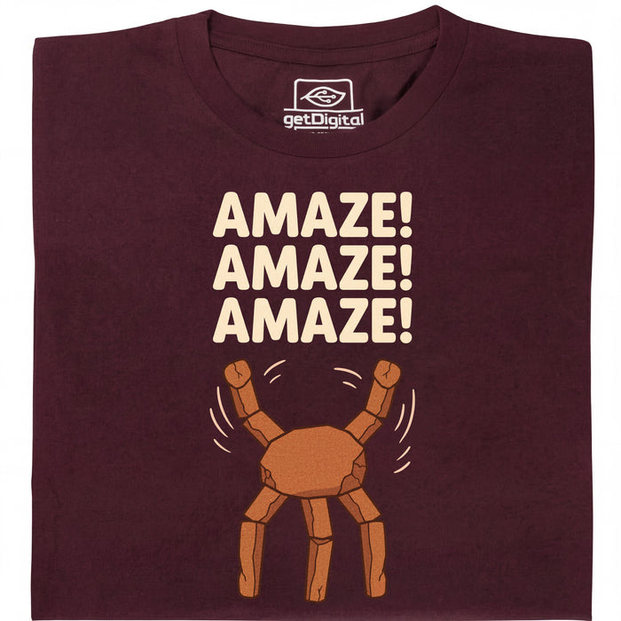 Amaze Amaze Amaze - Vue principale T-Shirt Rouge foncé