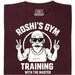 Training with the Master  - Vista principal Camiseta Rojo Oscuro