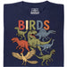 BIRDS - Vista frontal Camiseta Azul Marino