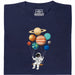 Cosmic Swing - Vista principale T-shirt Blu Navy