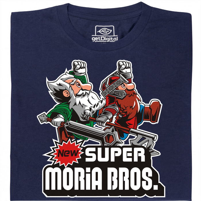 Super Moria Bros - Vue principale T-Shirt Bleu marine