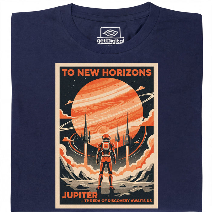 To New Horizons - Vue principale T-shirt Bleu marine