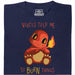 Voices Told Me To Burn Things - Hoofdweergave T-Shirt Marineblauw