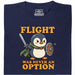 Standvastige Pinguïn - Hoofdaanzicht T-Shirt Marineblauw