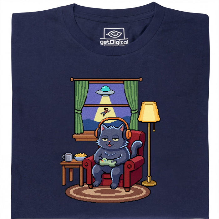 Do Not Disturb - Hoofdaanzicht T-Shirt Marineblauw