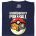 Schrödinger's Ball - Vue principale T-Shirt Bleu marine