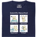 Scientific Meowthod - Vue principale T-shirt Bleu marine