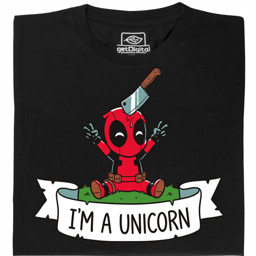 I'm a Unicorn - Vue de face T-Shirt Noir