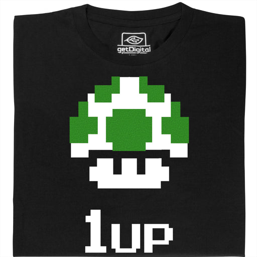 Shroom UP - Vue principale T-shirt Noir