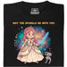 Princess &amp; The Sparkle - Vue principale T-Shirt Noir