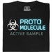 Protomolecule - Active Sample - Hauptansicht T-Shirt Schwarz