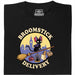 Broomstick Delivery - Le Chat Prend les Rênes du Service de Livraison - Vue principale T-Shirt Noir