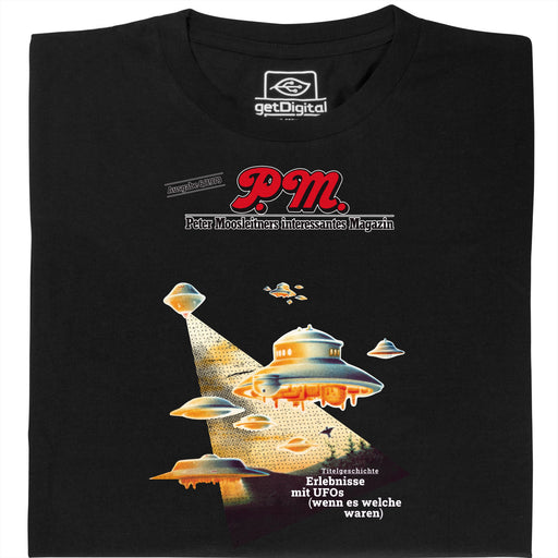 P.M. Magazine 6/1979 Rencontres avec des Ovnis - Vue principale T-Shirt Noir