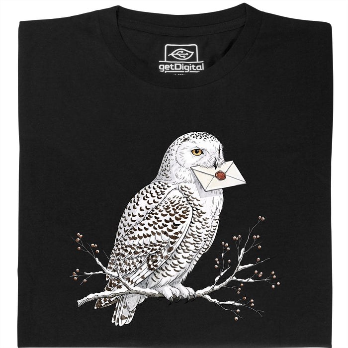 Owl Courier - Vue principale T-Shirt Noir
