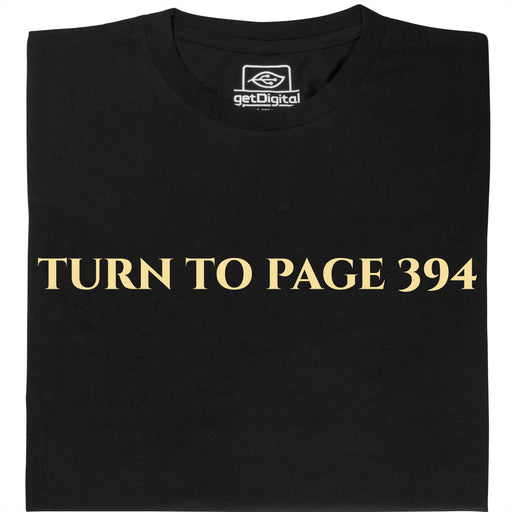 Turn To Page 394 - Vue principale T-Shirt Noir