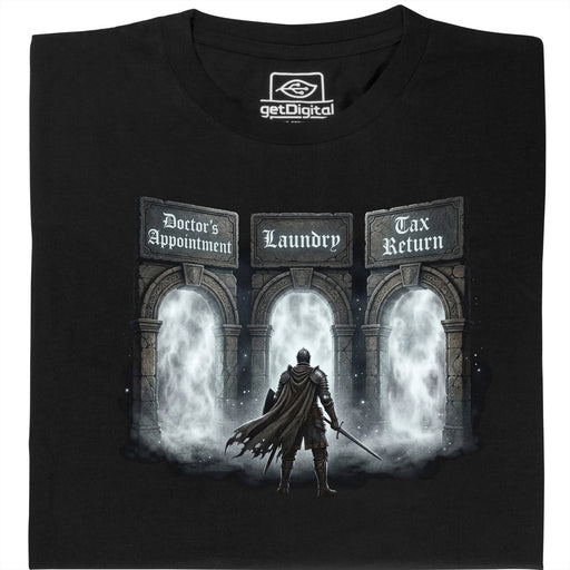 Adult Souls - Vue principale T-shirt Noir