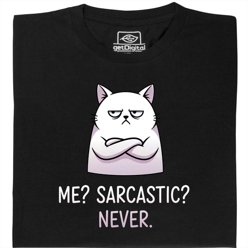 Definitely not sarcasm - Vue principale T-Shirt Noir