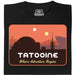 Where Adventure Begins - Vue principale T-shirt Noir