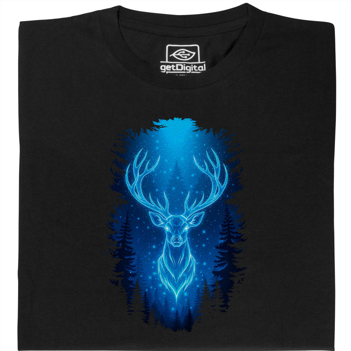 Forest Patron - Vue principale T-shirt Noir