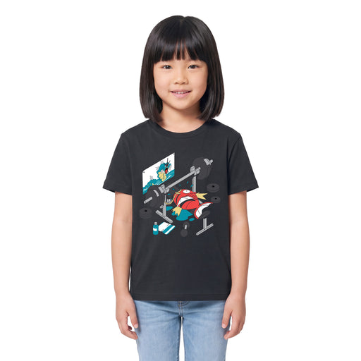 Karpador im Gym - Kindershirt Model Mädchen 2