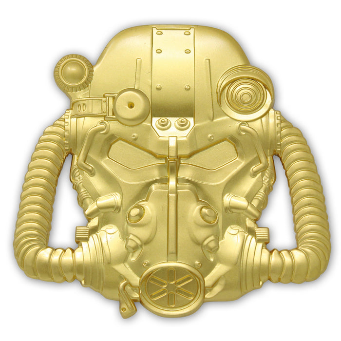 Fallout Sammlerpin: Vergoldeter Power-Armor-Helm