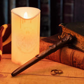 Lampe-bougie Harry Potter avec télécommande de baguette magique