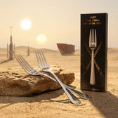 Fourchette "May the fork be with you" (que la fourchette soit avec toi)