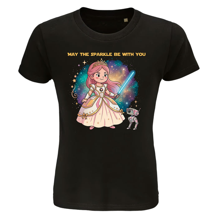 Nerdy Princess & The Galactic Sparkle - Kindershirt Front