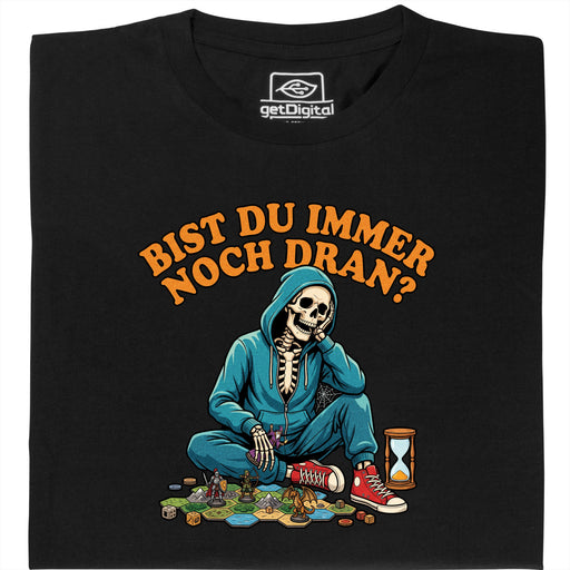 ¿Aún te toca? - Vista principal Camiseta Negro