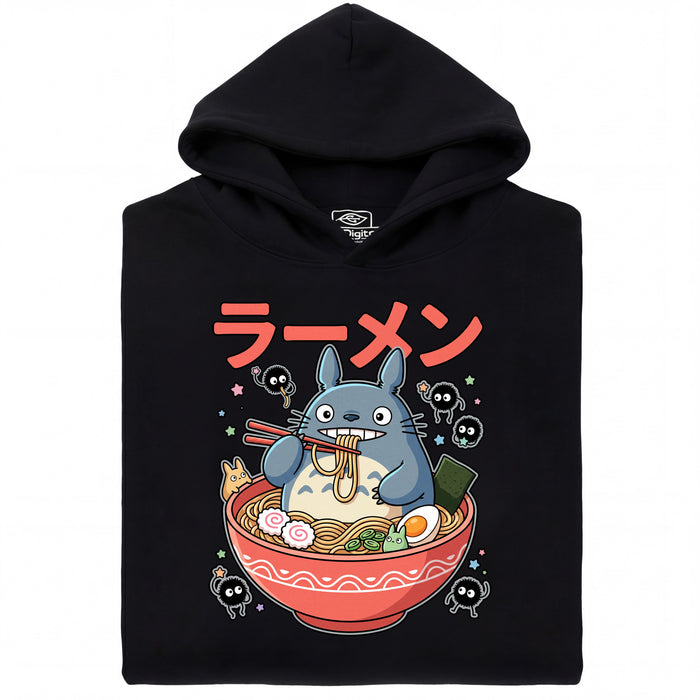 Ramen del Espíritu del Bosque - Vista principal Sudadera Negro