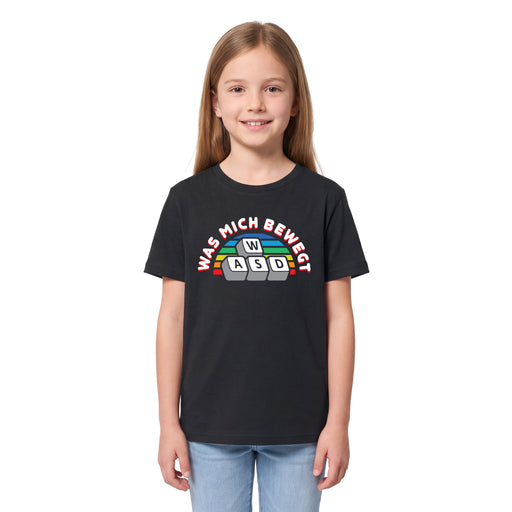 Was mich bewegt T-Shirt - Kindershirt Model Mädchen 1