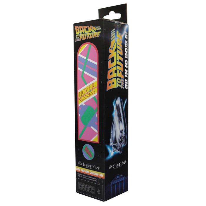 Back to the Future Hoverboard XL Desk Pad &amp; Coaster Set