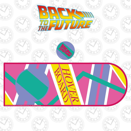 Ensemble Tapis de Bureau XL &amp; Dessous-de-Verre Back to the Future Hoverboard