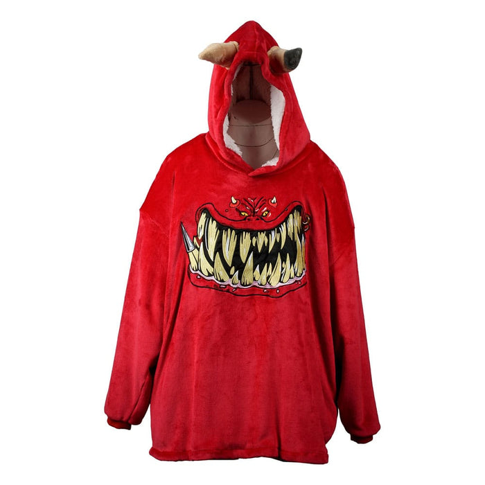 Warhammer 40.000 Sweat à capuche plaid Squig rouge