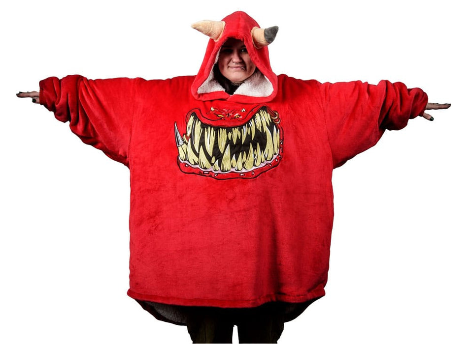 Warhammer 40.000 Sweat à capuche plaid Squig rouge
