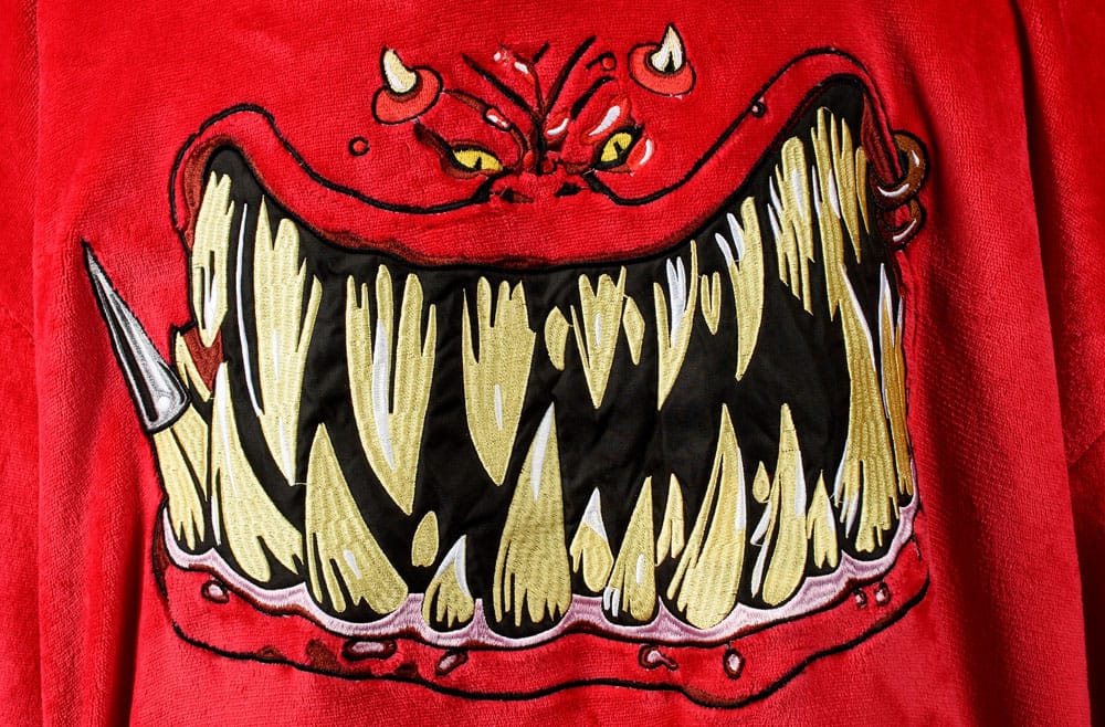 Warhammer 40.000 Sweat à capuche plaid Squig rouge