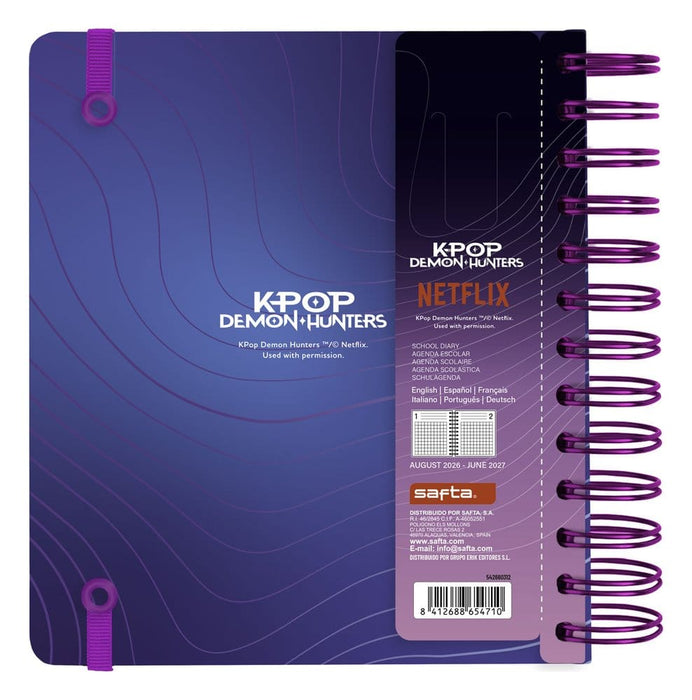 KPop Demon Hunters Agenda journalier 2026/2027
