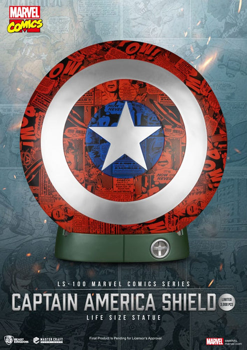 Bouclier de Captain America grandeur nature (édition comics)