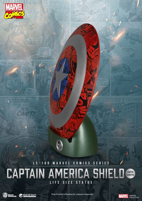 Bouclier de Captain America grandeur nature (édition comics)