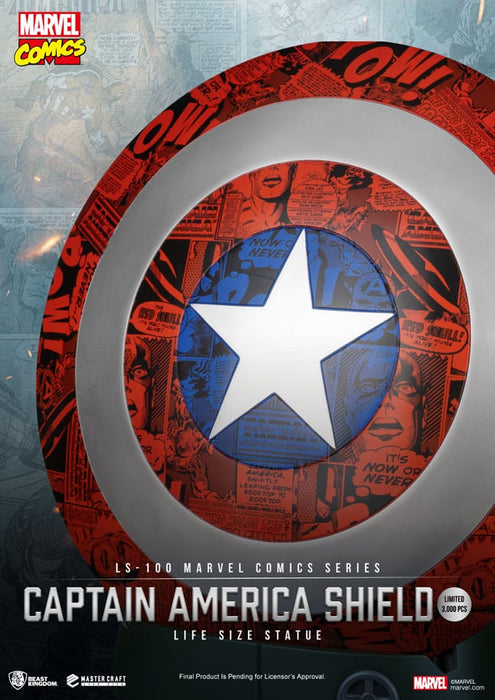 Bouclier de Captain America grandeur nature (édition comics)
