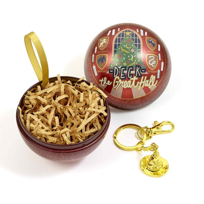 Harry Potter Christmas Bauble Deck the Great Hall with Keyring